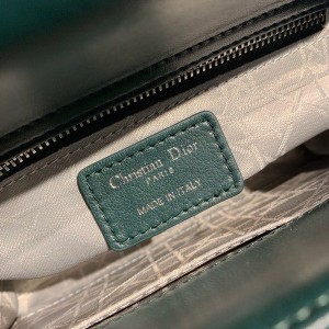 Christian Dior Lady Dior Bag 20cm Silver Hardware Lambskin Leather Spring/Summer 2020 Collection - Image 7