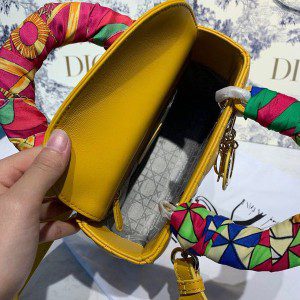 Christian Dior Lady Dior Bag 20cm Silver Hardware Lambskin Leather Spring/Summer 2020 Collection - Image 7