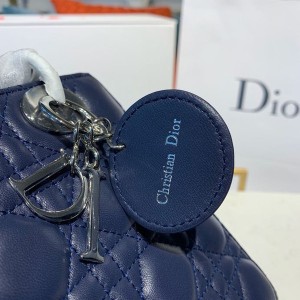 Christian Dior Lady Dior Bag 20cm Silver Hardware Lambskin Leather Spring/Summer 2020 Collection - Image 9