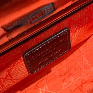 Christian Dior Lady Dior Bag 20cm Silver Hardware Patent Leather Spring/Summer 2020 Collection - Image 6