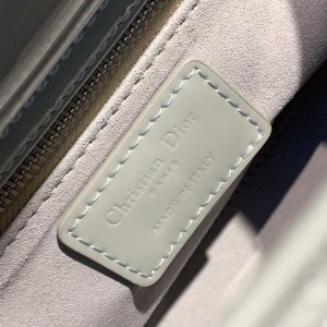 Christian Dior Lady Dior Bag 20cm Silver Hardware Patent Leather Spring/Summer 2020 Collection - Image 7