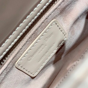Christian Dior Lady Dior Bag 20cm Silver Hardware Patent Leather Spring/Summer 2020 Collection - Image 7