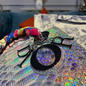 Christian Dior Lady Dior Bag 20cm Silver Hardware Python Skin Spring/Summer 2020 Collection - Image 4