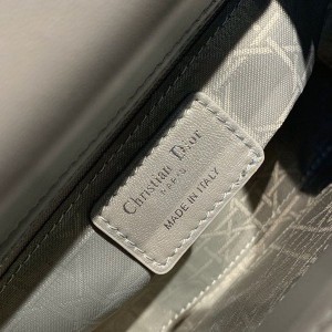 Christian Dior Lady Dior Bag 20cm Silver Hardware with Embellished Bag Strap Lambskin Leather Spring/Summer 2020 Collection - Image 9