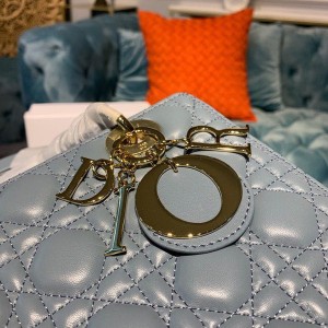 Christian Dior Lady Dior Bag 24cm Gold Hardware Lambskin Leather Spring/Summer 2020 Collection - Image 3