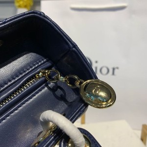 Christian Dior Lady Dior Bag 24cm Gold Hardware Lambskin Leather Spring/Summer 2020 Collection - Image 5
