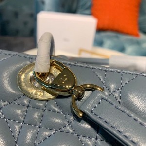 Christian Dior Lady Dior Bag 24cm Gold Hardware Lambskin Leather Spring/Summer 2020 Collection - Image 5