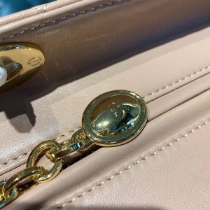 Christian Dior Lady Dior Bag 24cm Gold Hardware Lambskin Leather Spring/Summer 2020 Collection - Image 6