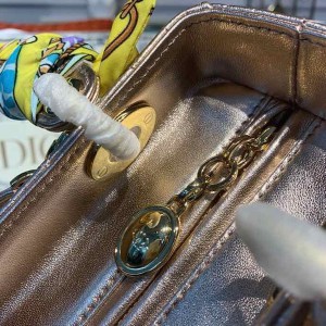 Christian Dior Lady Dior Bag 24cm Gold Hardware Lambskin Leather Spring/Summer 2020 Collection - Image 6