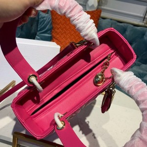 Christian Dior Lady Dior Bag 24cm Gold Hardware Lambskin Leather Spring/Summer 2020 Collection - Image 7