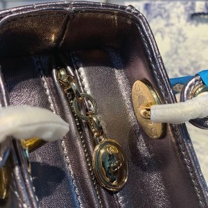 Christian Dior Lady Dior Bag 24cm Gold Hardware Lambskin Leather Spring/Summer 2020 Collection - Image 7