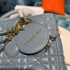Christian Dior Lady Dior Bag 24cm Gold Hardware Lambskin Leather Spring/Summer 2020 Collection - Image 7