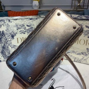 Christian Dior Lady Dior Bag 24cm Gold Hardware Lambskin Leather Spring/Summer 2020 Collection - Image 7