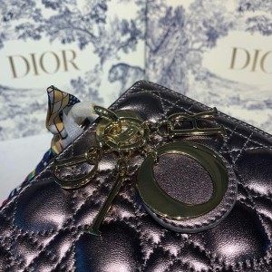 Christian Dior Lady Dior Bag 24cm Gold Hardware Lambskin Leather Spring/Summer 2020 Collection - Image 8