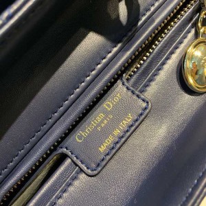 Christian Dior Lady Dior Bag 24cm Gold Hardware Lambskin Leather Spring/Summer 2020 Collection - Image 9