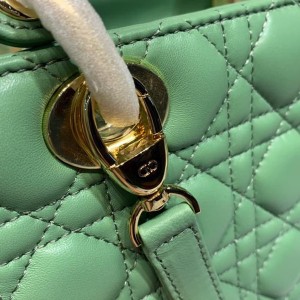 Christian Dior Lady Dior Bag 24cm Gold Hardware Lambskin Leather Spring/Summer 2020 Collection - Image 9