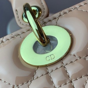 Christian Dior Lady Dior Bag 24cm Gold Hardware Lambskin Leather Spring/Summer 2020 Collection - Image 10