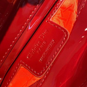 Christian Dior Lady Dior Bag 24cm Gold Hardware Patent Leather Spring/Summer 2020 Collection - Image 8