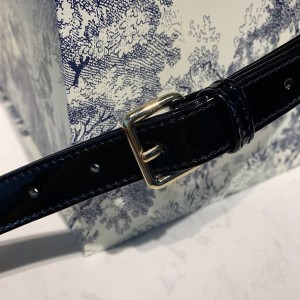 Christian Dior Lady Dior Bag 24cm Gold Hardware Patent Leather Spring/Summer 2020 Collection - Image 9