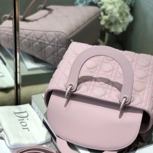Christian Dior Lady Dior Bag 24cm Matte Hardware Lambskin Leather Fall/Winter 2020 Collection - Image 3