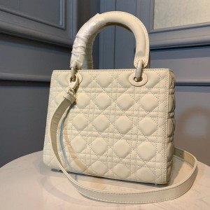 Christian Dior Lady Dior Bag 24cm Matte Hardware Lambskin Leather Spring/Summer 2020 Collection - Image 3