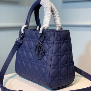 Christian Dior Lady Dior Bag 24cm Matte Hardware Lambskin Leather Spring/Summer 2020 Collection - Image 3