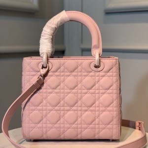 Christian Dior Lady Dior Bag 24cm Matte Hardware Lambskin Leather Spring/Summer 2020 Collection - Image 3