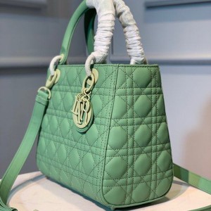 Christian Dior Lady Dior Bag 24cm Matte Hardware Lambskin Leather Spring/Summer 2020 Collection - Image 3