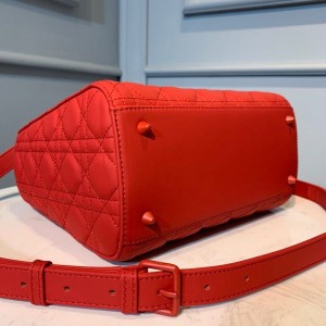 Christian Dior Lady Dior Bag 24cm Matte Hardware Lambskin Leather Spring/Summer 2020 Collection - Image 5