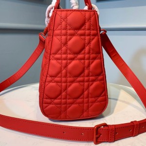 Christian Dior Lady Dior Bag 24cm Matte Hardware Lambskin Leather Spring/Summer 2020 Collection - Image 7