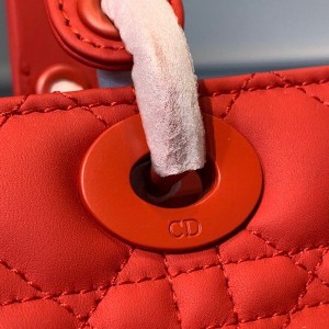 Christian Dior Lady Dior Bag 24cm Matte Hardware Lambskin Leather Spring/Summer 2020 Collection - Image 10