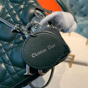 Christian Dior Lady Dior Bag 24cm Silver Hardware Lambskin Leather Spring/Summer 2020 Collection - Image 3