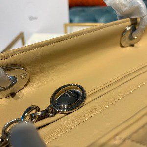 Christian Dior Lady Dior Bag 24cm Silver Hardware Lambskin Leather Spring/Summer 2020 Collection - Image 6