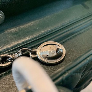 Christian Dior Lady Dior Bag 24cm Silver Hardware Lambskin Leather Spring/Summer 2020 Collection - Image 6