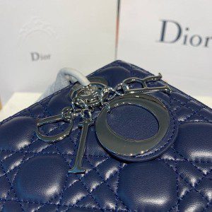 Christian Dior Lady Dior Bag 24cm Silver Hardware Lambskin Leather Spring/Summer 2020 Collection - Image 7