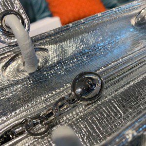 Christian Dior Lady Dior Bag 24cm Silver Hardware Lambskin Leather Spring/Summer 2020 Collection - Image 7