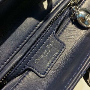 Christian Dior Lady Dior Bag 24cm Silver Hardware Lambskin Leather Spring/Summer 2020 Collection - Image 8