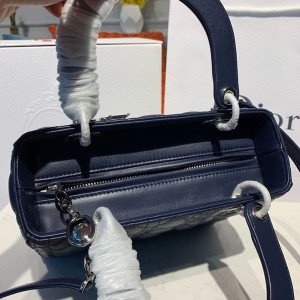 Christian Dior Lady Dior Bag 24cm Silver Hardware Lambskin Leather Spring/Summer 2020 Collection - Image 9