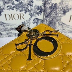 Christian Dior Lady Dior Bag 24cm Silver Hardware Lambskin Leather Spring/Summer 2020 Collection - Image 9