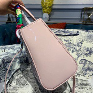 Christian Dior Lady Dior Bag 24cm Silver Hardware Patent Leather Spring/Summer 2020 Collection - Image 3