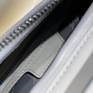 Christian Dior Lady Dior Bag 24cm Silver Hardware Patent Leather Spring/Summer 2020 Collection - Image 5