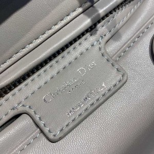 Christian Dior Lady Dior Bag 24cm Silver Hardware with Embellished Bag Strap Lambskin Leather Spring/Summer 2020 Collection - Image 7
