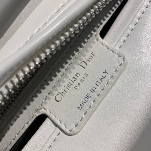 Christian Dior Lady Dior Bag 24cm Silver Hardware with Embellished Bag Strap Lambskin Leather Spring/Summer 2020 Collection - Image 9