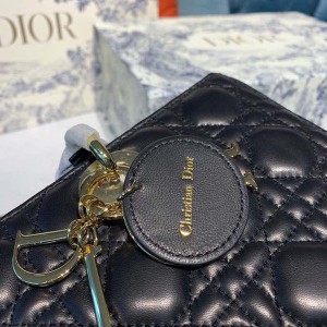Christian Dior Lady Dior Bag 32cm Gold Hardware Lambskin Leather Spring/Summer 2020 Collection - Image 5