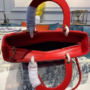 Christian Dior Lady Dior Bag 32cm Gold Hardware Lambskin Leather Spring/Summer 2020 Collection - Image 9