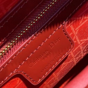 Christian Dior Lady Dior Bag 32cm Gold Hardware Patent Leather Spring/Summer 2020 Collection - Image 6