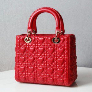 Christian Dior Lady Dior Dioramour Bag 24cm with Lacquer Hardware Lambskin Leather Fall/Winter 2021 Collection - Image 5