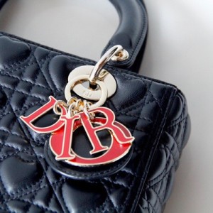 Christian Dior Lady Dior Dioramour Bag 24cm with Lacquer Hardware Lambskin Leather Fall/Winter 2021 Collection - Image 5