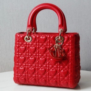 Christian Dior Lady Dior Dioramour Bag 24cm with Lacquer Hardware Lambskin Leather Fall/Winter 2021 Collection - Image 7