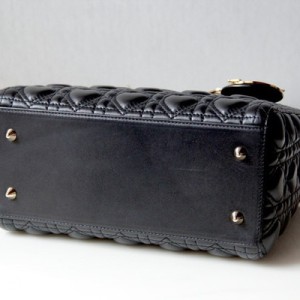 Christian Dior Lady Dior Dioramour Bag 24cm with Lacquer Hardware Lambskin Leather Fall/Winter 2021 Collection - Image 8